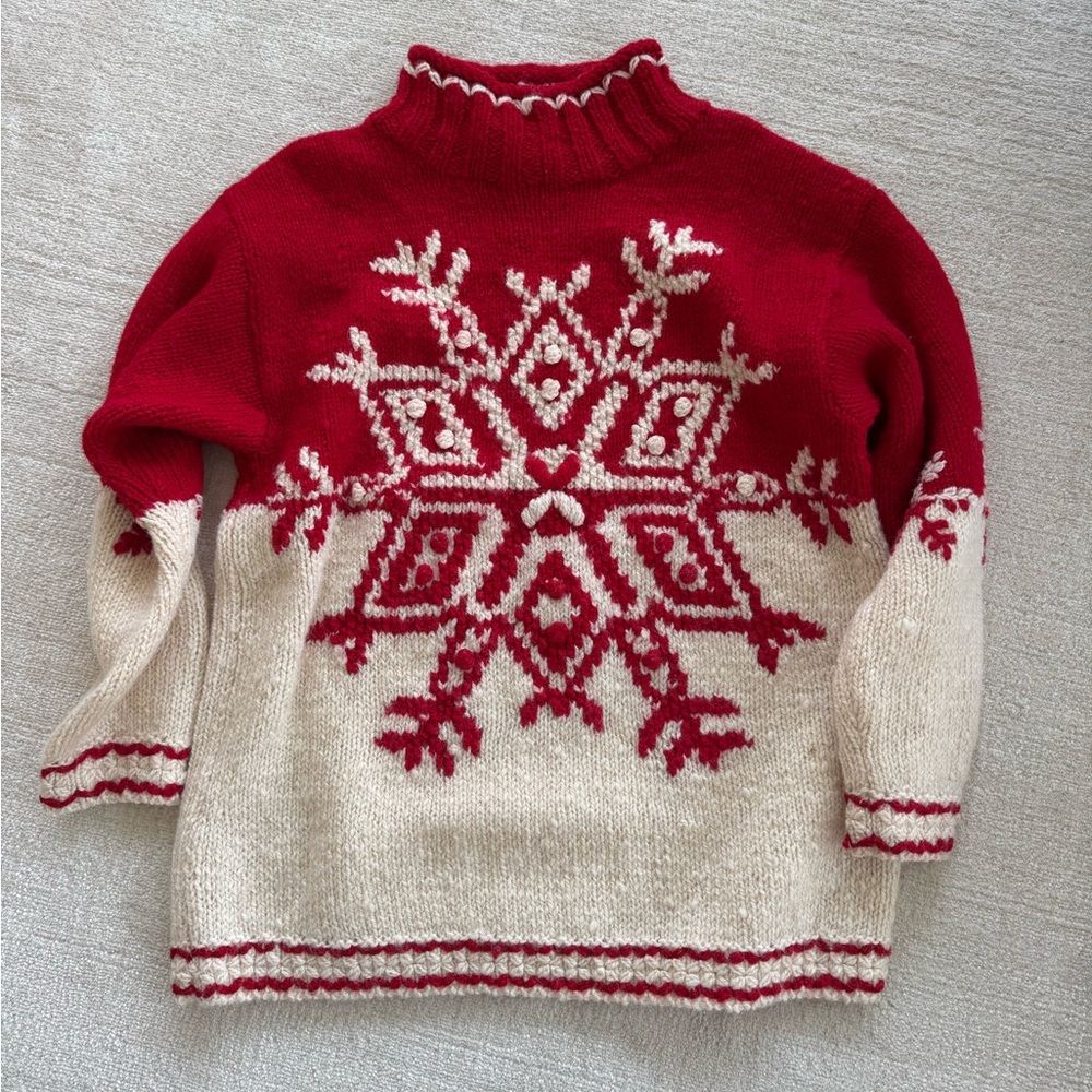 Vintage handknit Chunky Knit Sweater